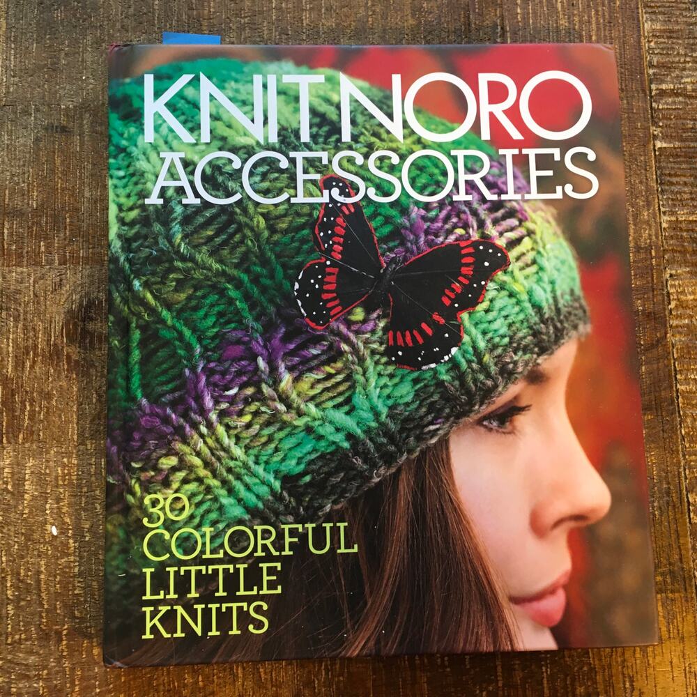 Knit NORO Accessories Hardcover Knitting Pattern Book Hat Scarf Wrap Bag Mittens